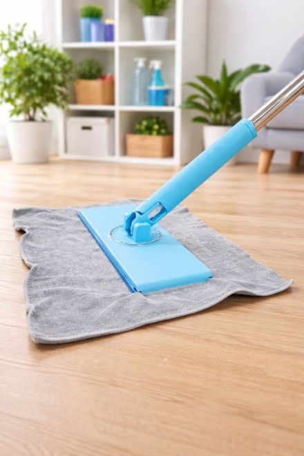 Microfiber flat mop W-180