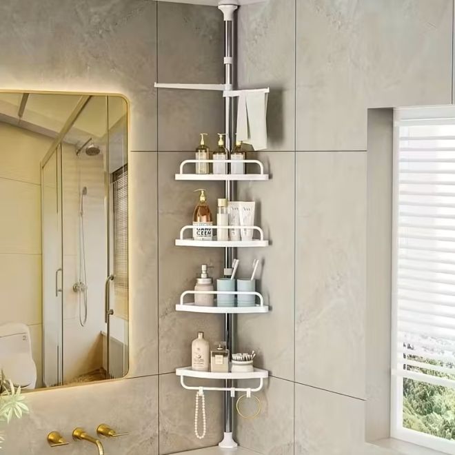 Premium Care Bathroom Shelves Stand Stainless Steel