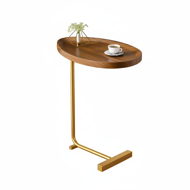 Side Table 60*45*30 Cm - Gold