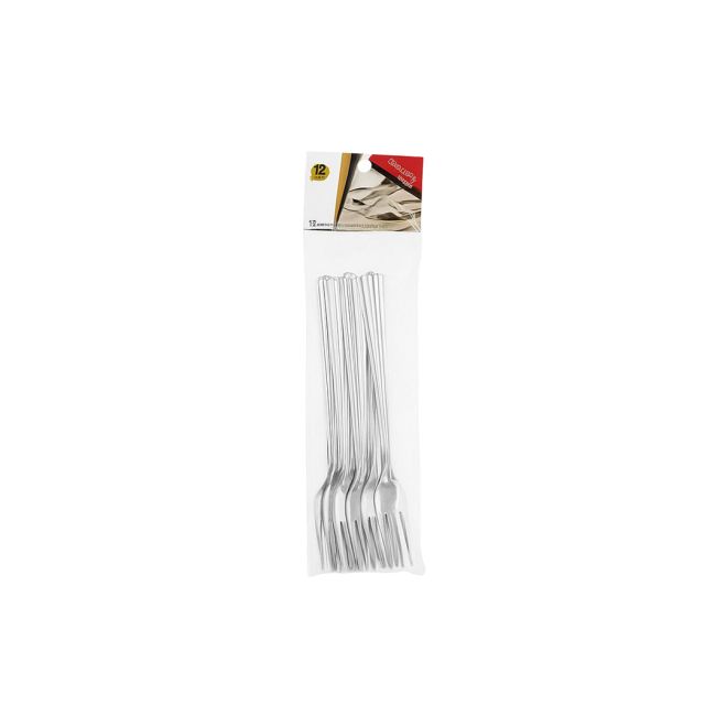 Stainless Steel Dessert Forks – 12 Pcs