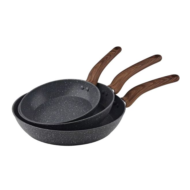 Frying Pan Granite Hot Chef Set