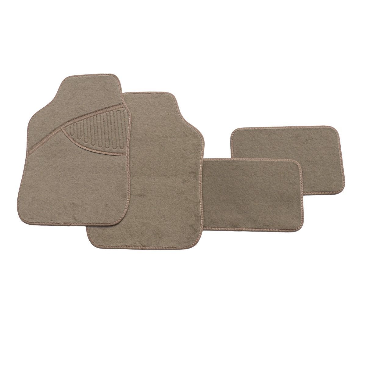 One Way Car Mat Set Of 4 PCS 373 Beige