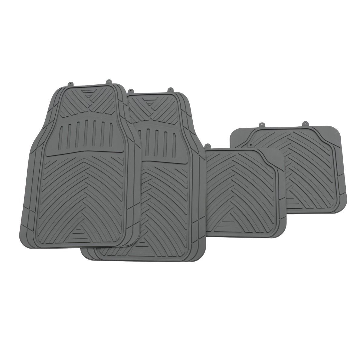One Way Car Mat Set Of 4 PCS 366 Gray