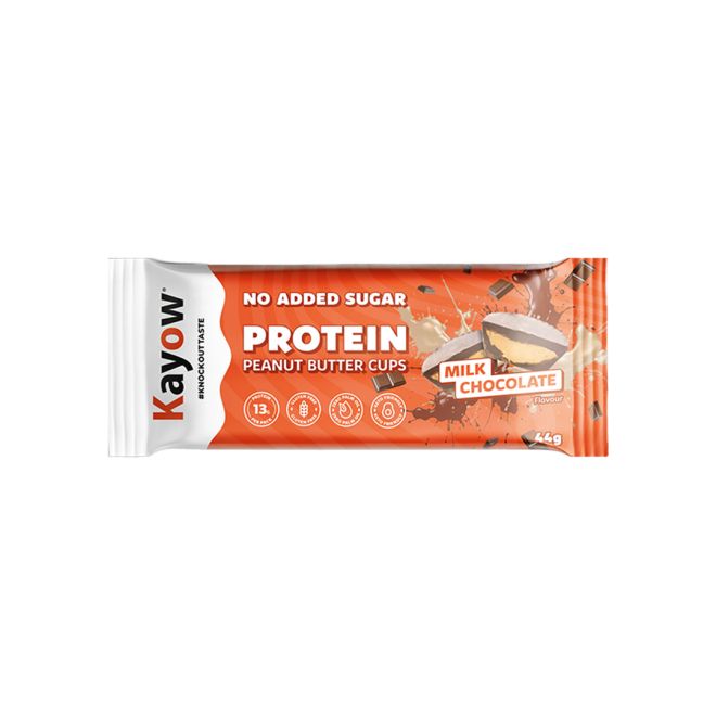 Kayow Protein Peanut Butter Cups & Milk Chocolate Flavor 44 g