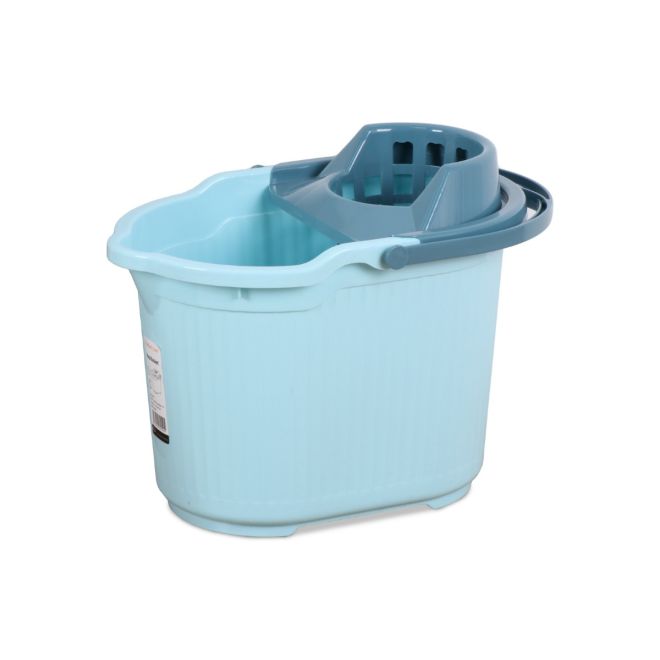 Premium Care Mop Bucket With Wheels, 17 Litres