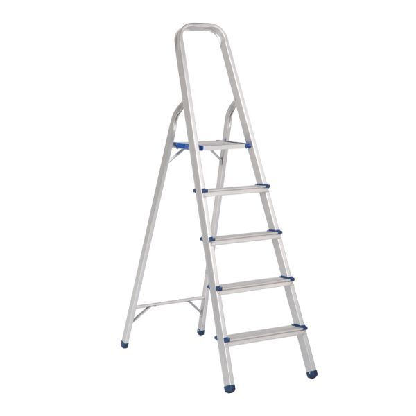 Premium Care Aluminum Ladder 5 Steps