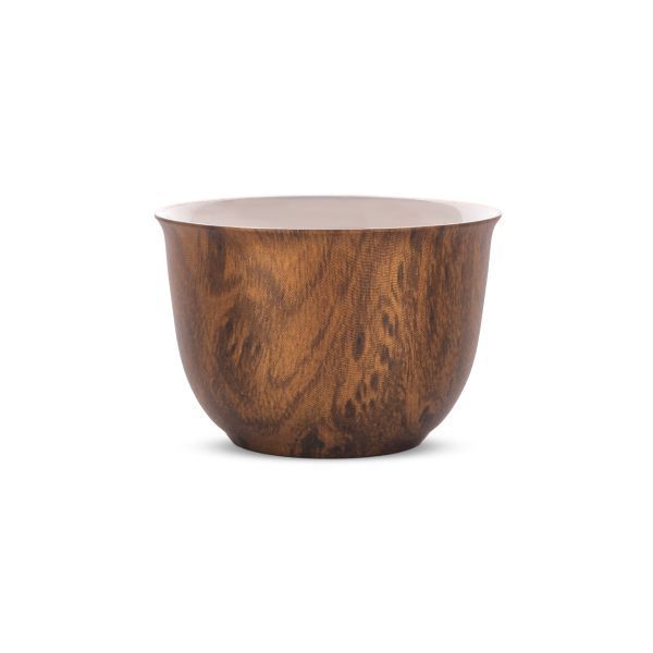 Arabic Stainless Steel Cup 80 ml Wooden