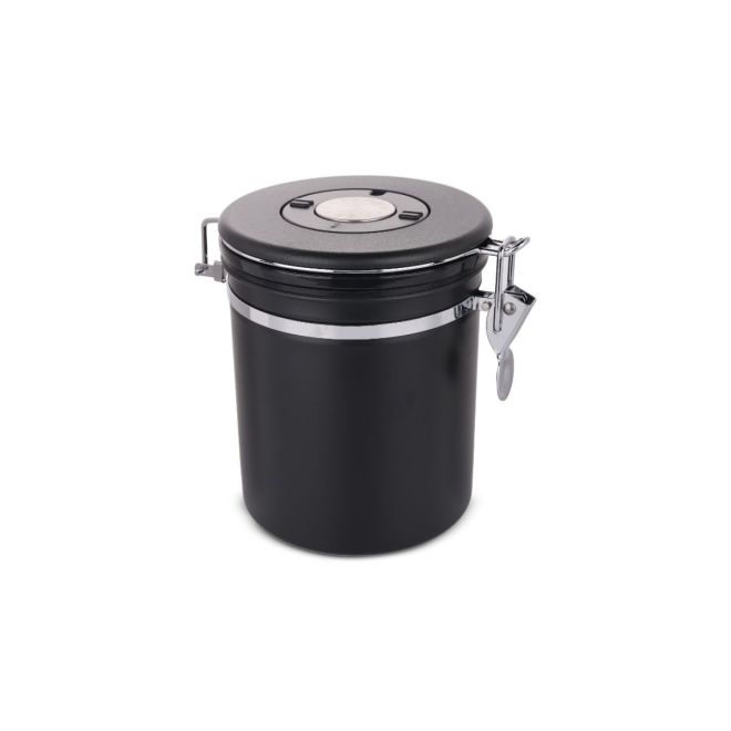 Stainless Steel Coffee Canister 1.5L Black