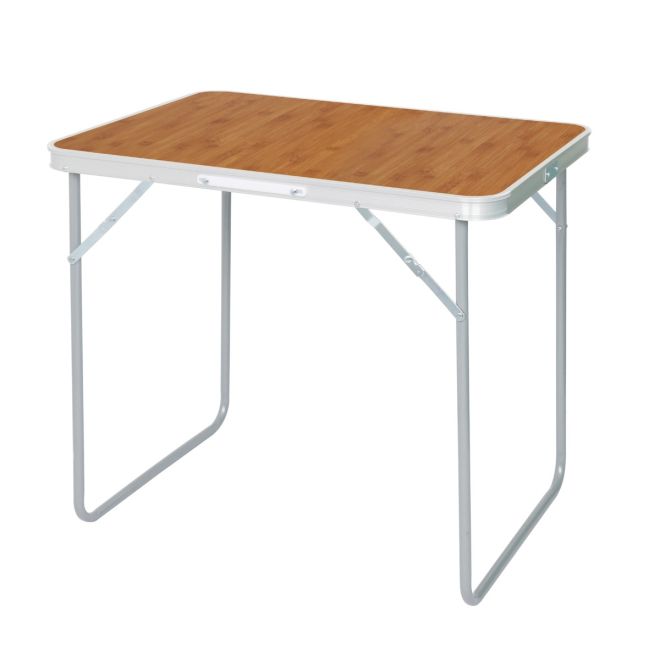 Aluminum And Steel Folding Table 60*80 Cm
