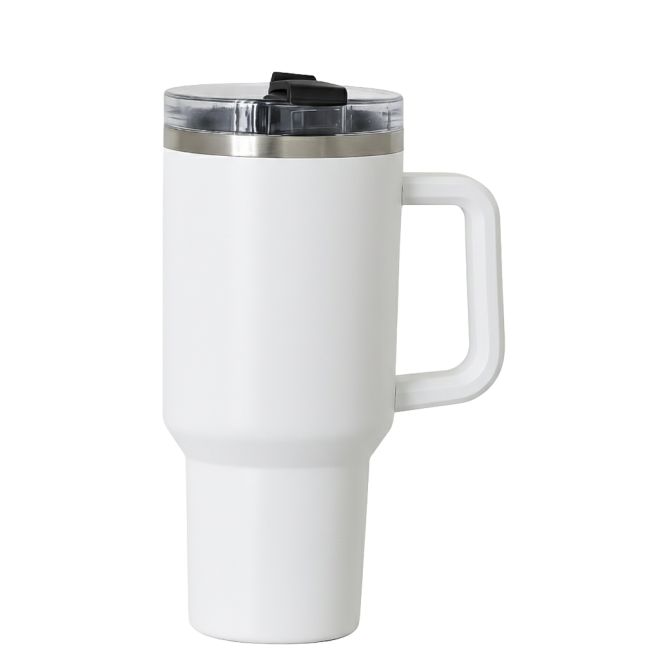 Stainless Steel Thermal Mug White