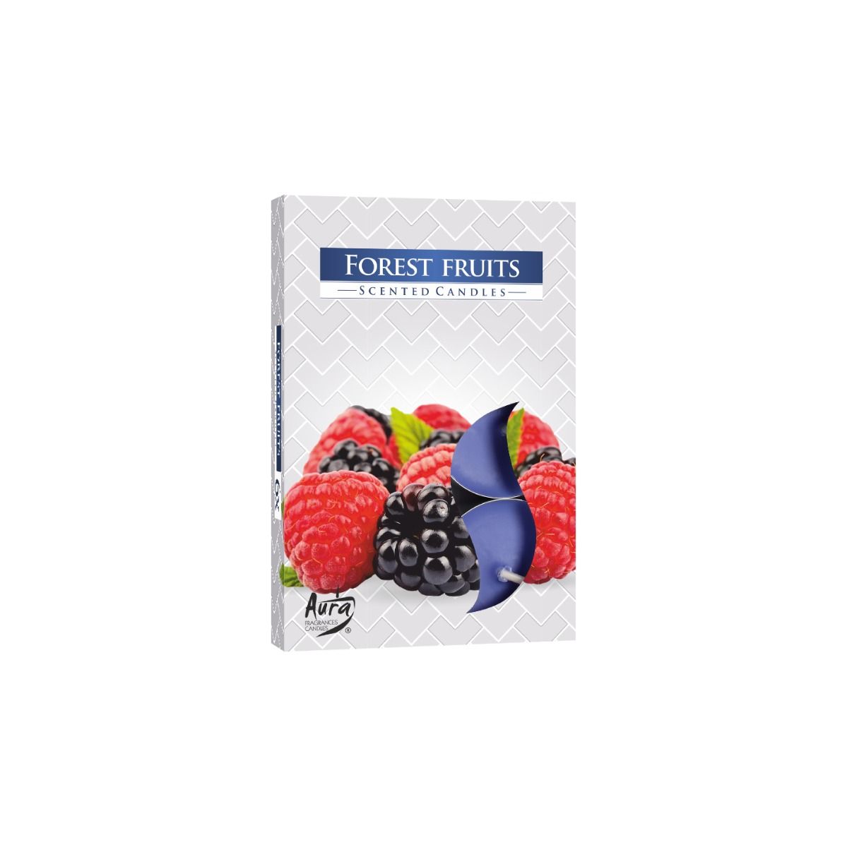 Aura Scented Candles Pack of 6 / 66 g Fruits Forest