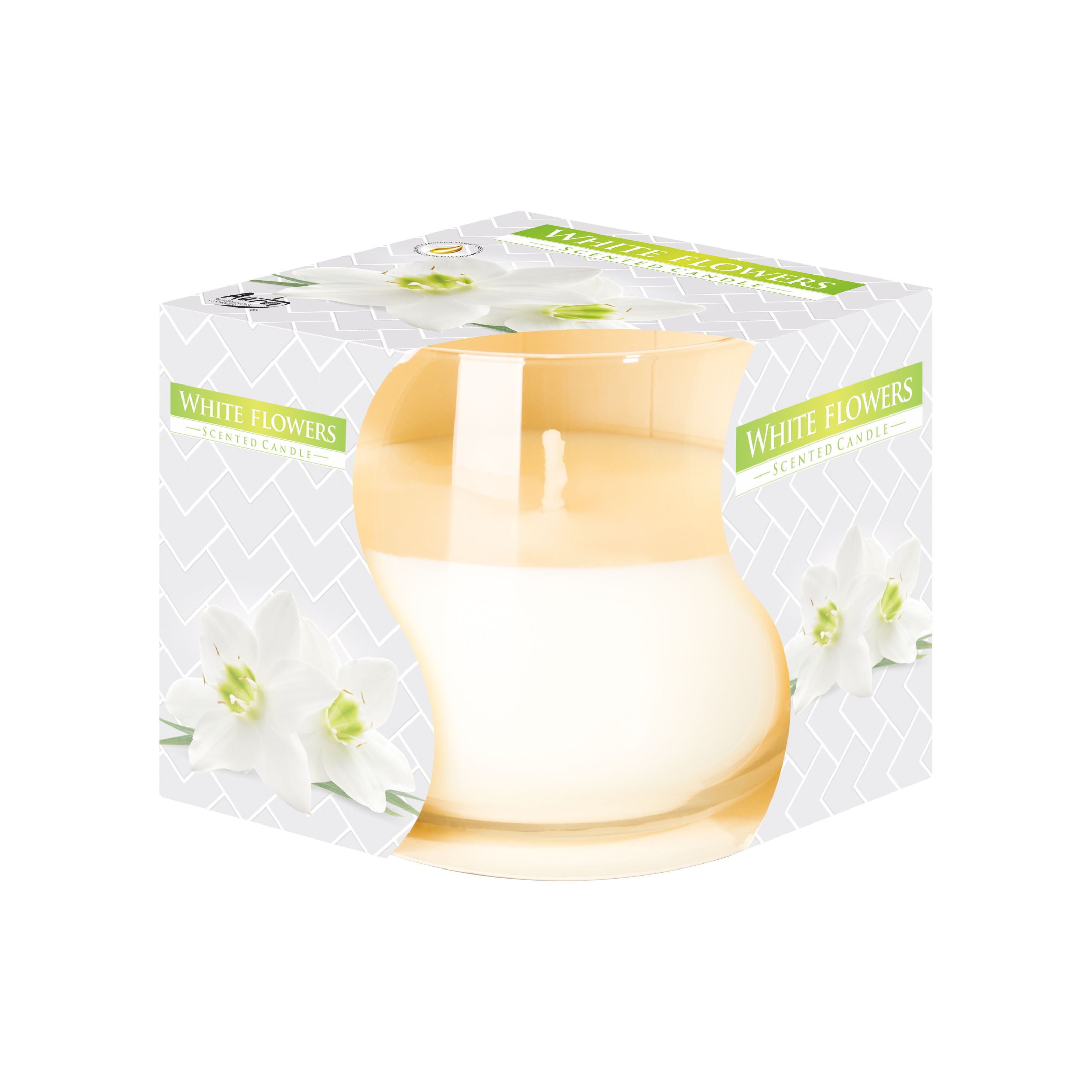 Aura Scented Candles 130 g White Flower