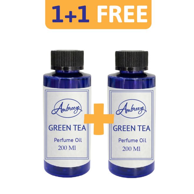 Ambreeze Essential Oil Diffuser Refill Green Tea 200 Ml+200 Ml Free