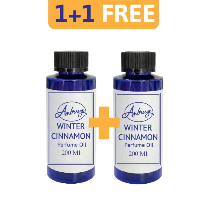 Ambreeze Essential Oil Diffuser Refill Winter Cinnamon 200 Ml+200 Ml Free