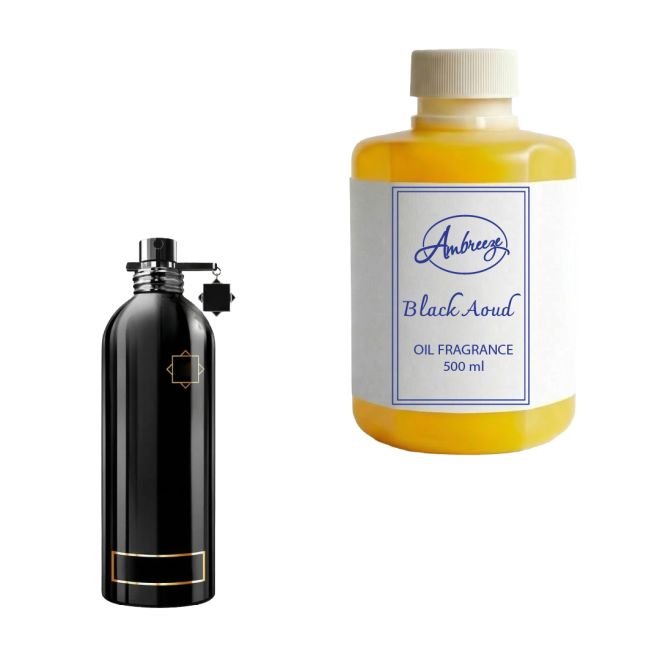 Ambreeze Essential Oil Diffuser Refill Black Aoud 500 Ml