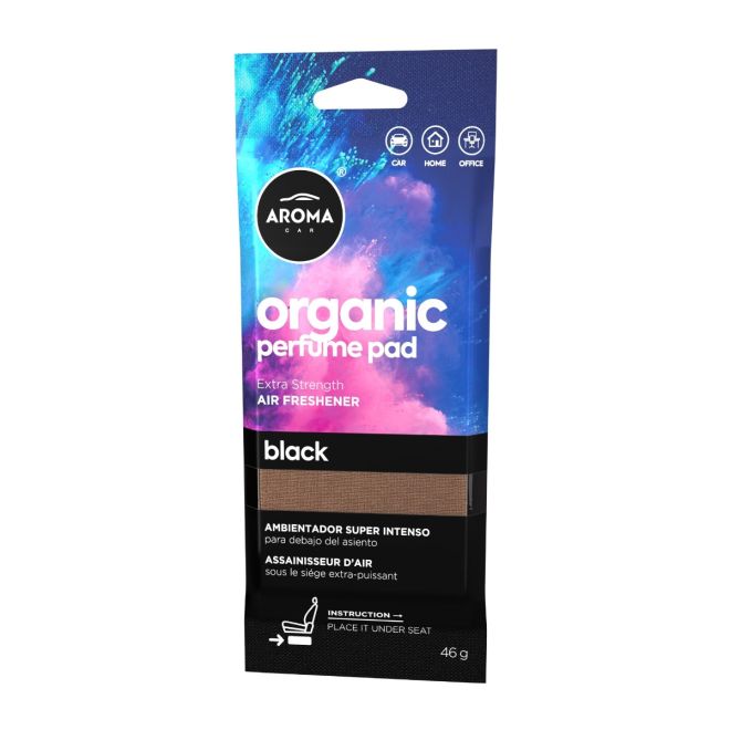 Aroma Car Air Freshener Organic Pad 46 g Black