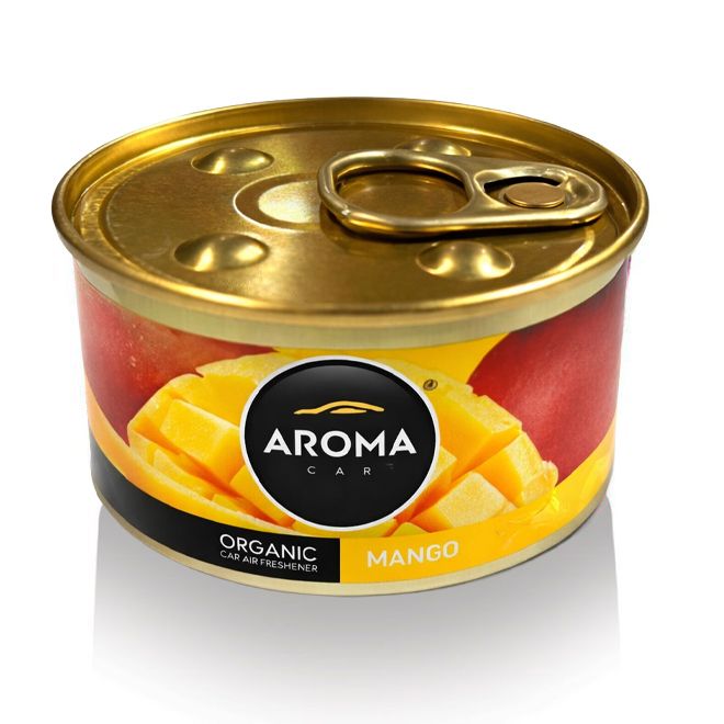 Aroma Car Air Freshener Organic Can 40 g Mango