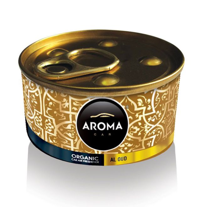 Aroma Car Air Freshener Organic Can 40 g Oud