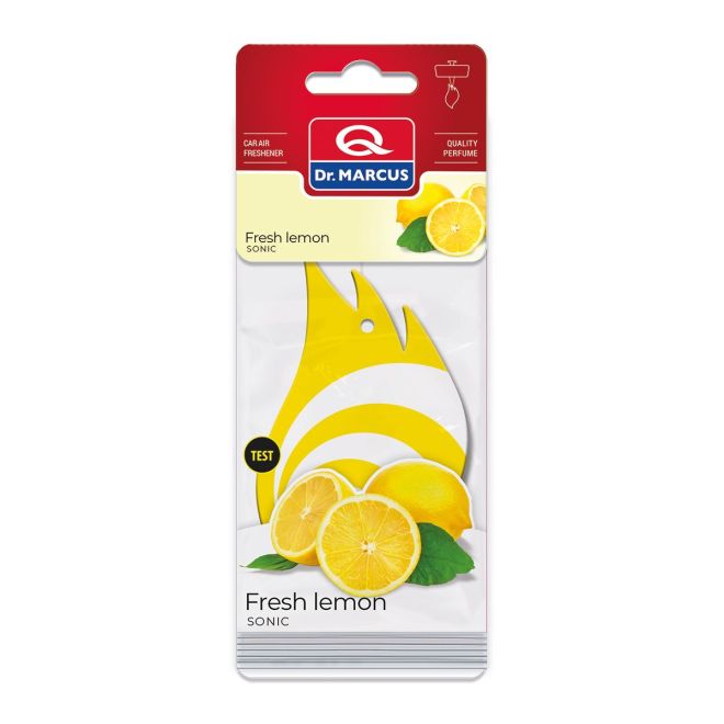 Dr. Marcus Car Air Freshener Sonic Fresh Lemon