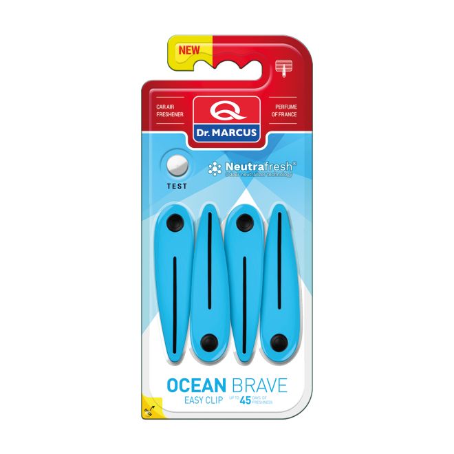 Dr. Marcus Car Air Freshener Easy Clip Ocean Breeze