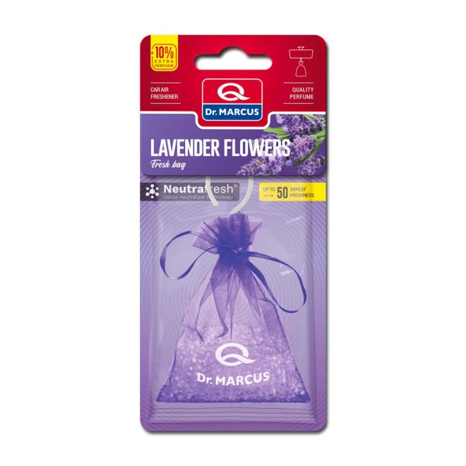 Dr. Marcus Car Air Freshener Fresh Bag Lavender Flowers