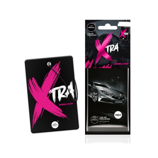 Aroma Car Air Freshener Paper Xtra Bubble Gum
