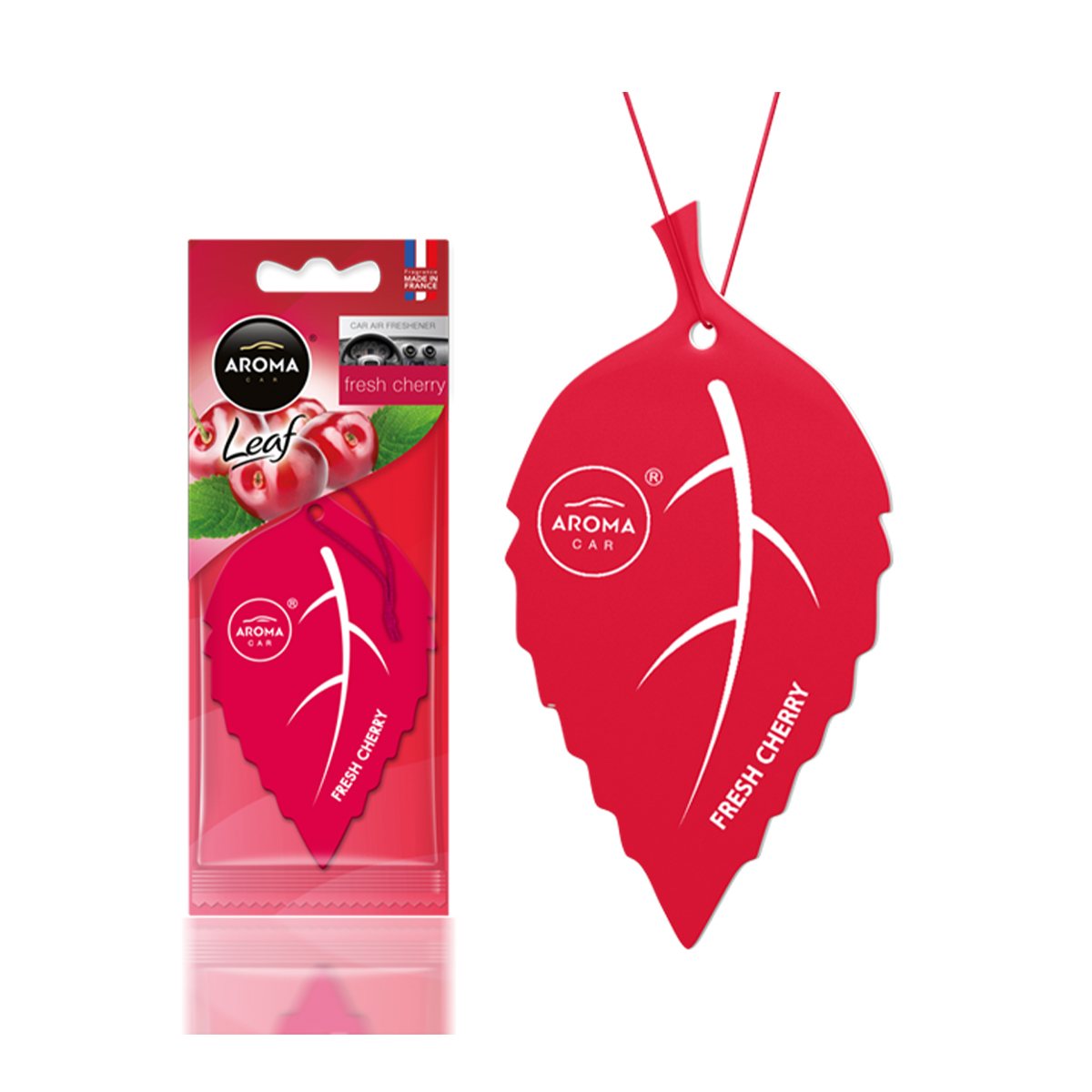 Aroma Car Air Freshener Leaf Cherry