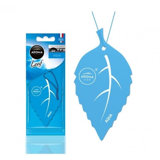 Aroma Car Air Freshener Leaf Aqua