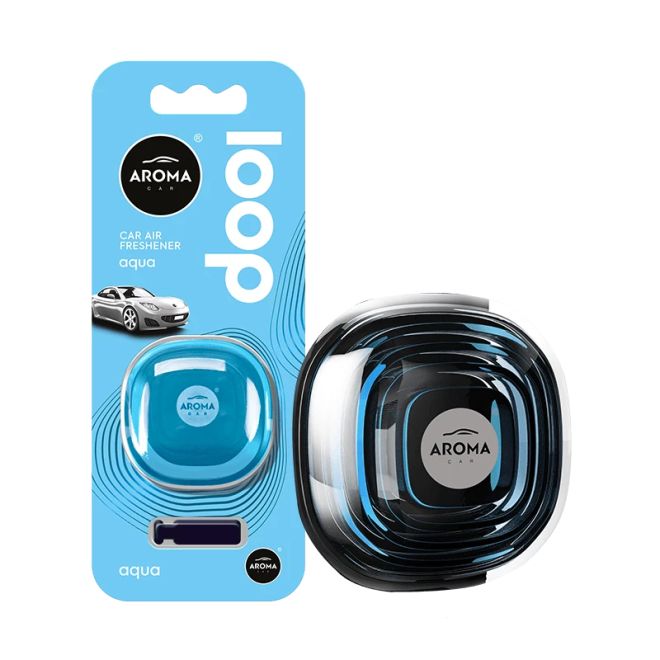 Aroma Car Air Freshener Loop 9 g Aqua