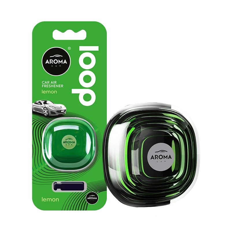 Aroma Car Air Freshener Loop 9 g Lemon