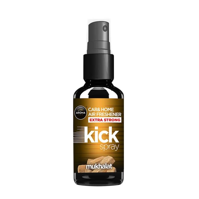Aroma Car Air Freshener Kick Shot Spray 30 ml Mukhalat