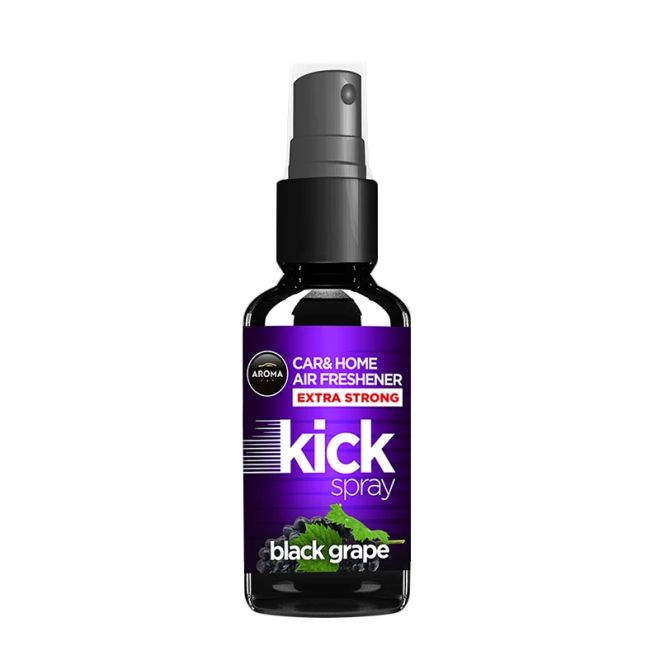Aroma Car Air Freshener Kick Shot Spray 30 ml Black Grape