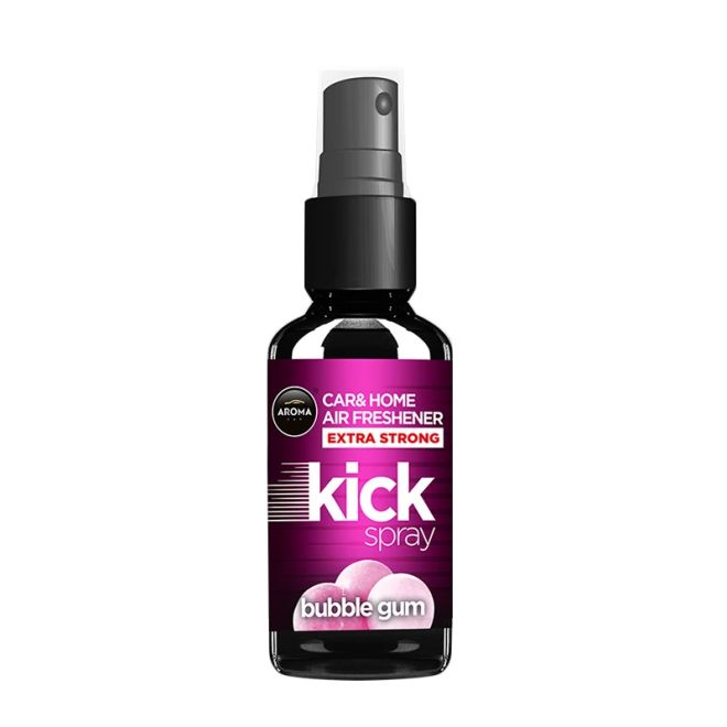 Aroma Car Air Freshener Kick Shot Spray 30 ml Bubble Gum