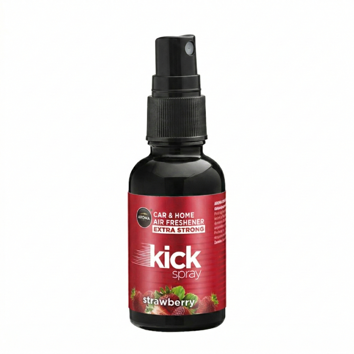 Aroma Car Air Freshener Kick Shot Spray 30 ml Strawberry
