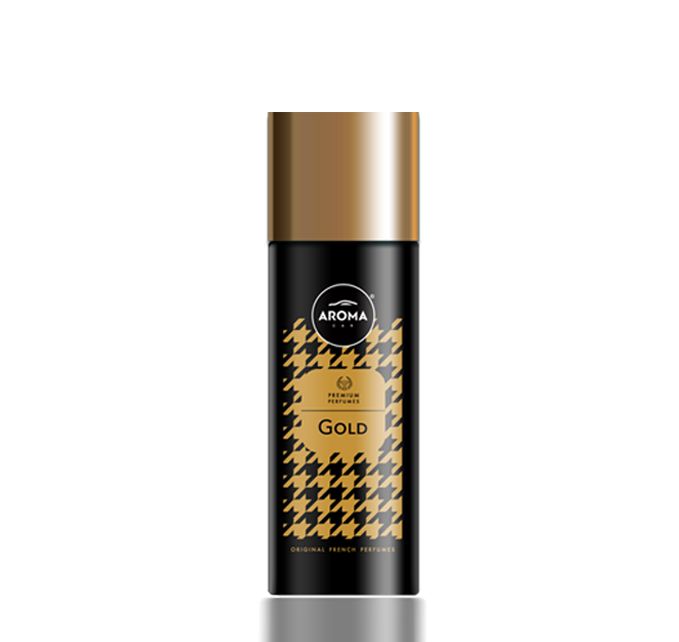 Aroma Car Air Freshener Prestige Spray 50 ml Gold