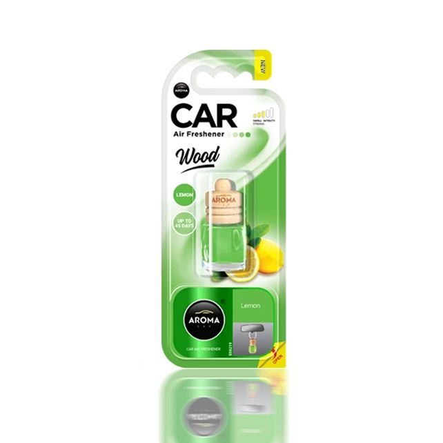 Aroma Car Air Freshener Wood Lemon