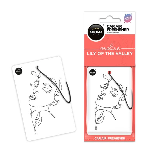 Aroma Car Air Freshener One Line Lily Of The Valley