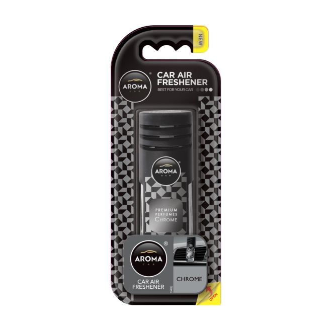 Aroma Prestige Vent Car Air Freshener 7ml Chrome