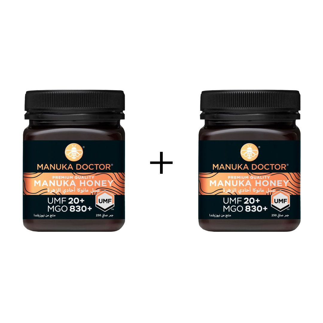 Manuka Doctor Honey (UMF+20 / MGO 830) 250 g + 1 Free Tablet